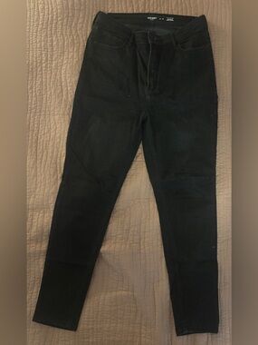 Women’s Extra High Rise Rockstar Super Skinny Black Stretch Jeans